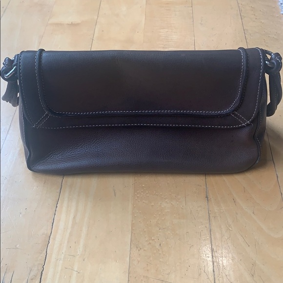 FOSSIL Brown Leather Shoulder Purse - Picture 3 of 14